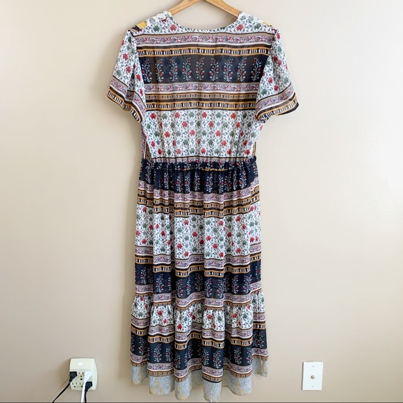 Anthro One September Midi Dress boho RELISTED - Picture 9 of 16